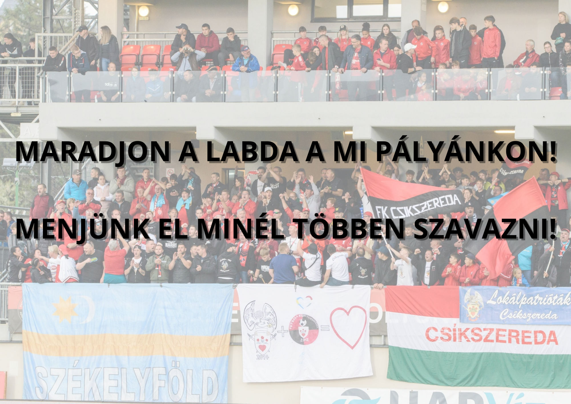 Maradjon a labda a mi pályánkon!